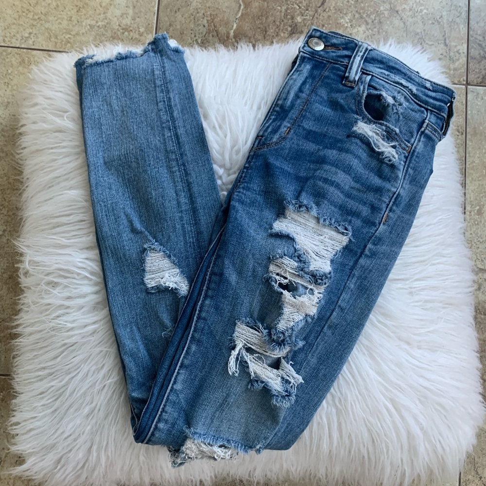 American Eagle hi rise jeans